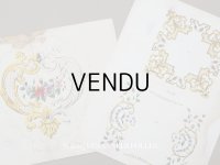 ＊蚤の市＊1841〜1843年 アンティーク 刺繍図案 2点セット