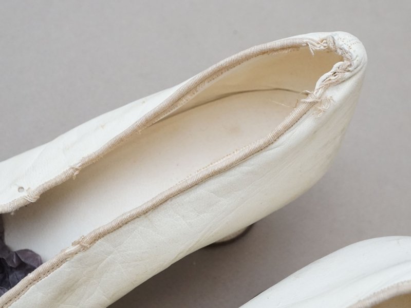 画像5: ＊蚤の市＊アンティーク ウエディングシューズ ルーブル百貨店