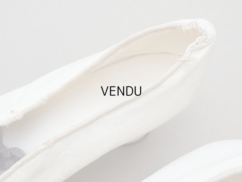 画像5: ＊蚤の市＊アンティーク ウエディングシューズ ルーブル百貨店