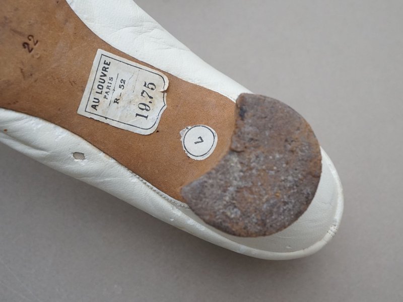 画像7: ＊蚤の市＊アンティーク ウエディングシューズ ルーブル百貨店