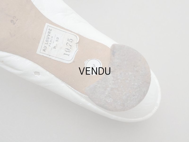画像7: ＊蚤の市＊アンティーク ウエディングシューズ ルーブル百貨店