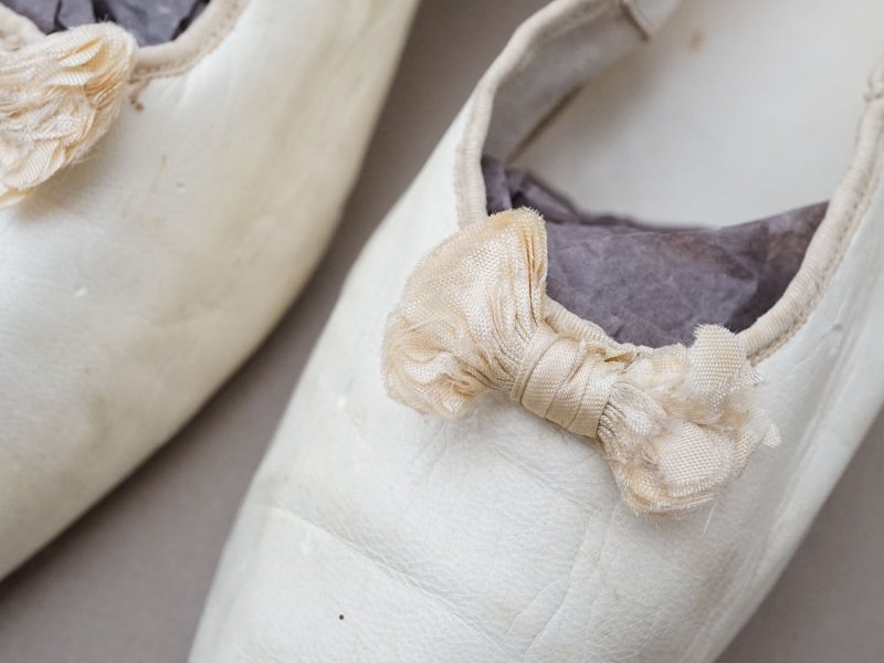 画像3: ＊蚤の市＊アンティーク ウエディングシューズ ルーブル百貨店