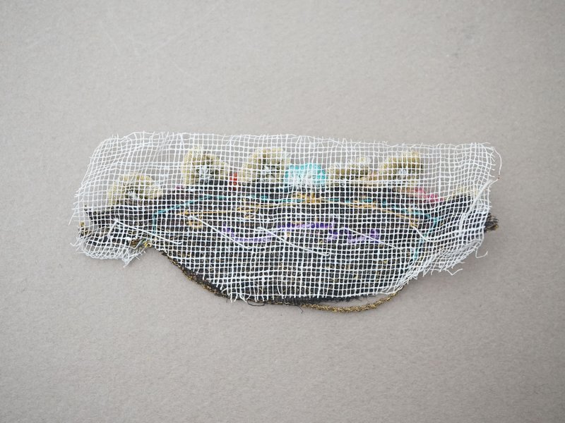 画像5: アンティーク シルク製 ロココモチーフ フラワーバスケット