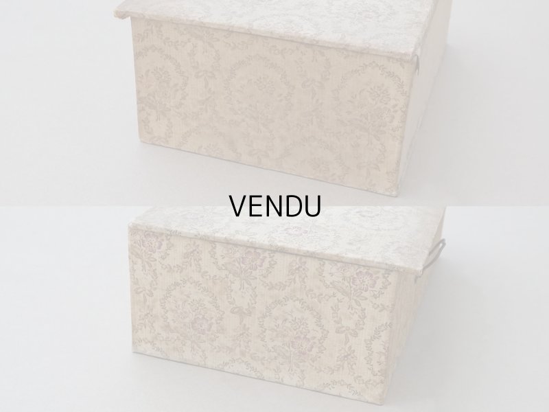 画像10: アンティーク カルトナージュボックス ハンカチ入れ チェストの引き出し MONCHOIRS