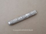 1900年頃 アンティーク ヤドリギ シルバー製 ニードルケース  裁縫道具