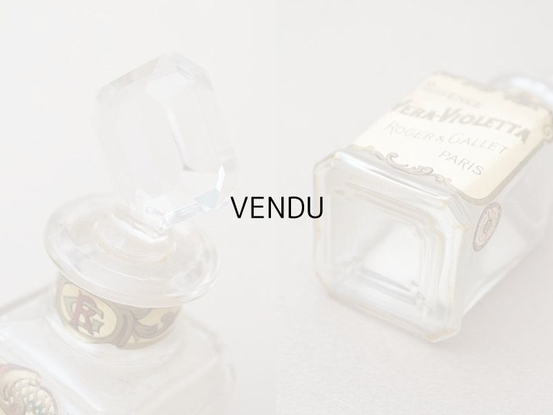 画像4: アンティーク パフュームボトル 香水瓶 VERA VIOLETTA - ROGER&GALLET PARIS -