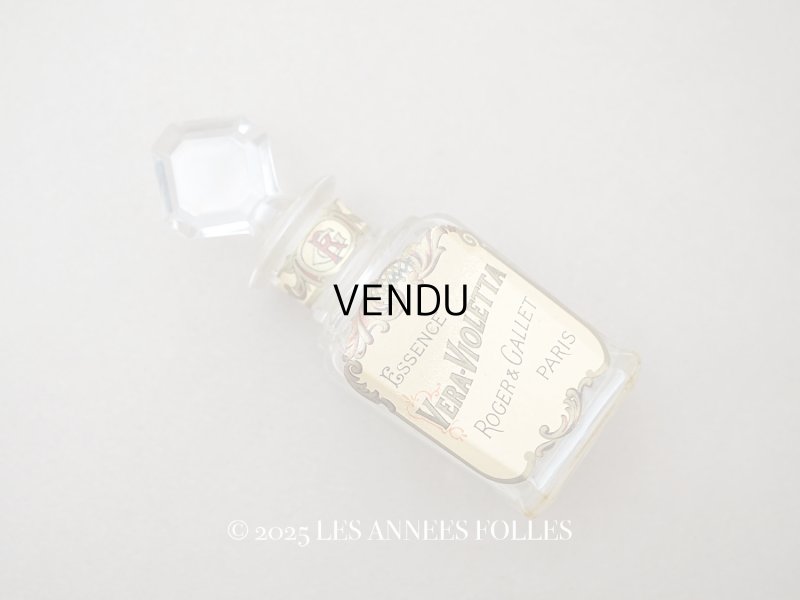 画像1: アンティーク パフュームボトル 香水瓶 VERA VIOLETTA - ROGER&GALLET PARIS -