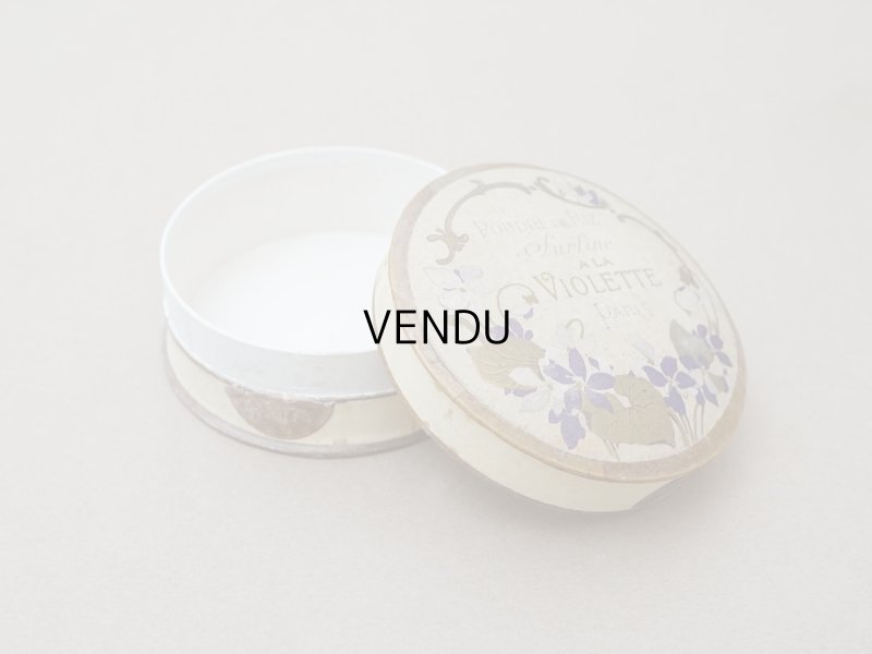 画像6: アンティーク 菫のパウダーボックス POUDRE DE RIZ SURFINE A LA VIOLETTES PARIS