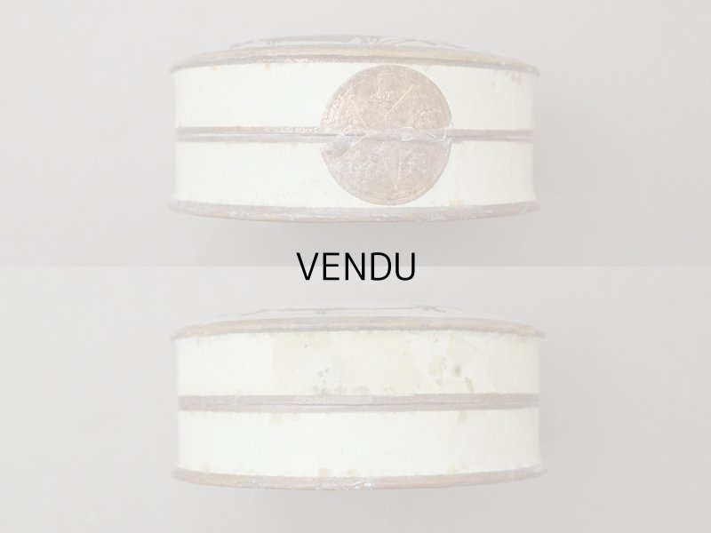 画像7: アンティーク 菫のパウダーボックス POUDRE DE RIZ SURFINE A LA VIOLETTES PARIS