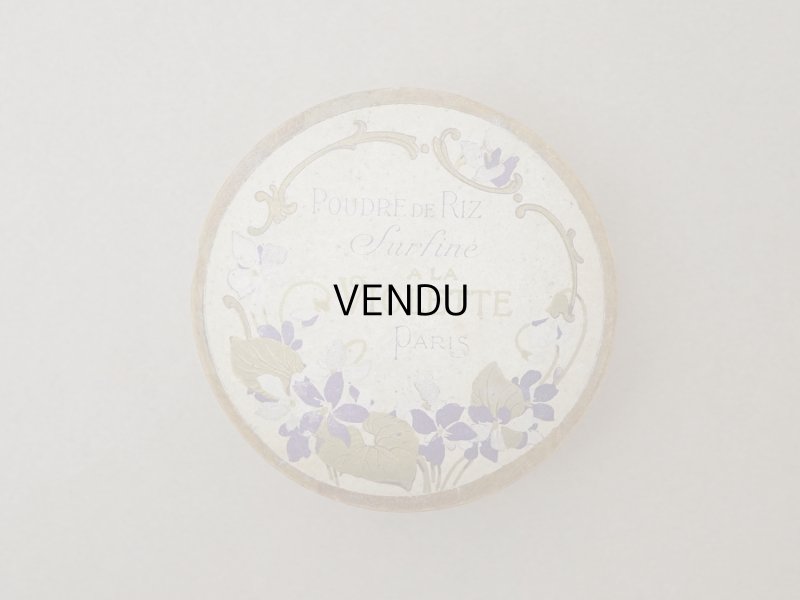 画像3: アンティーク 菫のパウダーボックス POUDRE DE RIZ SURFINE A LA VIOLETTES PARIS