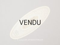 アンティーク パフュームラベル 薔薇とリボンのガーランド LE PARFUM DE MANON - A.SIOU&Cie -