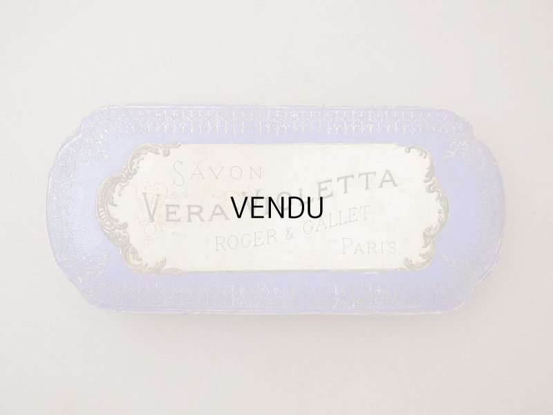 画像2: ＊蚤の市＊アンティーク ソープボックス VERA VIOLETTA - ROGER&GALLET PARIS -