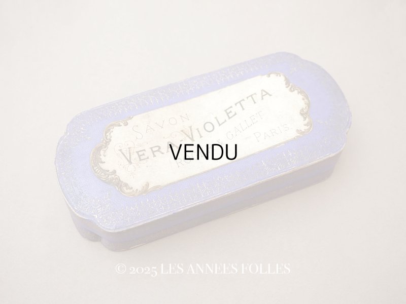 画像1: ＊蚤の市＊アンティーク ソープボックス VERA VIOLETTA - ROGER&GALLET PARIS -