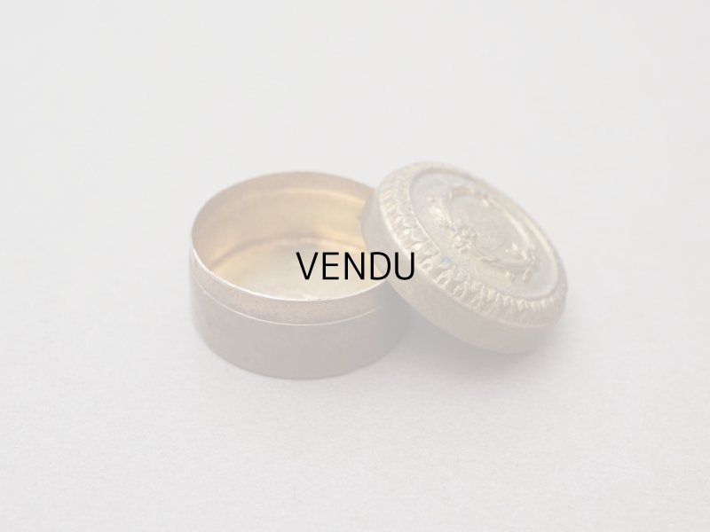 画像6: アンティーク 小さなパウダーボックス - RUBIS POMPADOUR PARIS -