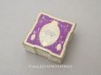画像1: アンティーク 菫のパウダーボックス POUDRE DE RIZ VIOLETTE MERVEILLES - ROGER & GALLET PARIS - (1)