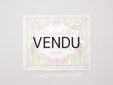 アンティーク パウダーサシェ POUDRE DE RIZ - NOGARA GRASSE PARIS -
