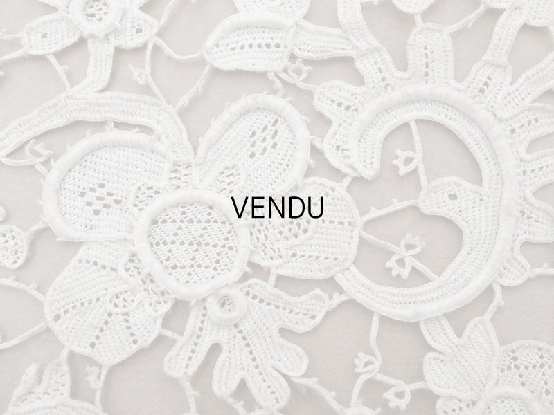 画像7: 17世紀 アンティーク グロ・ポワン・ド・ヴニーズ 41cm 11.7cm幅 ヴェネチアンレース