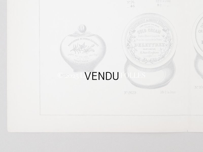 画像4: アンティーク パフュームリーのデザイン画  PLANCHE 26 - DELETTREZ PARIS -