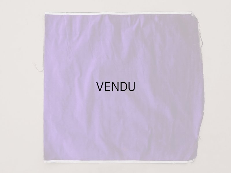 画像4: 19世紀末 アンティーク ファブリック シルク製 ベルベット 紫 46×47cm