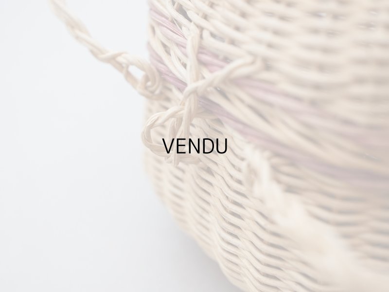 画像5: アンティーク ドール用 パニエ ボルドーのライン入り