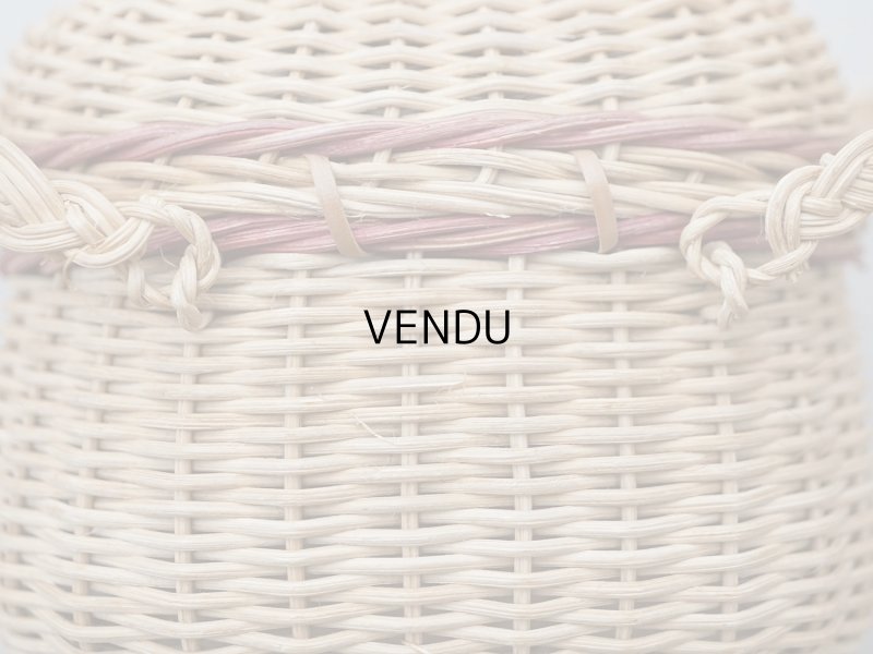 画像4: アンティーク ドール用 パニエ ボルドーのライン入り