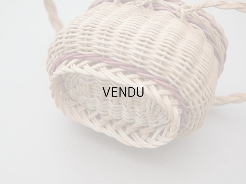 画像7: アンティーク ドール用 パニエ ボルドーのライン入り