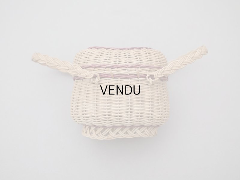 画像3: アンティーク ドール用 パニエ ボルドーのライン入り