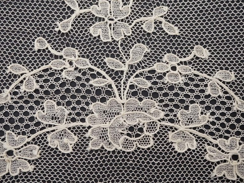 画像3: アンティーク 幅広 ニードルレースのサンプラー ラベル付き  20×34cm