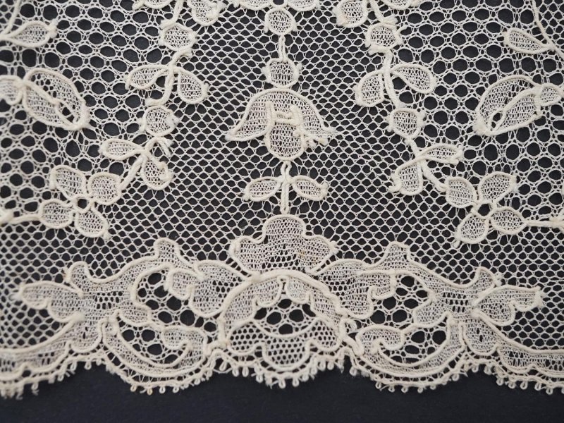 画像4: アンティーク 幅広 ニードルレースのサンプラー ラベル付き  20×34cm