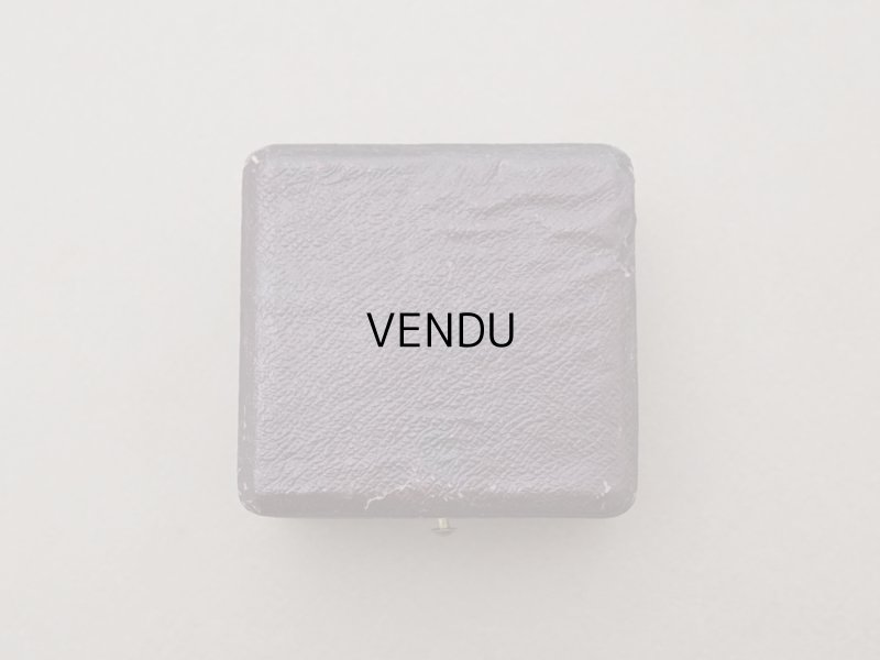 画像7: アンティーク ジュエリーボックス  金彩入り チョコレートブラウン＆レッド