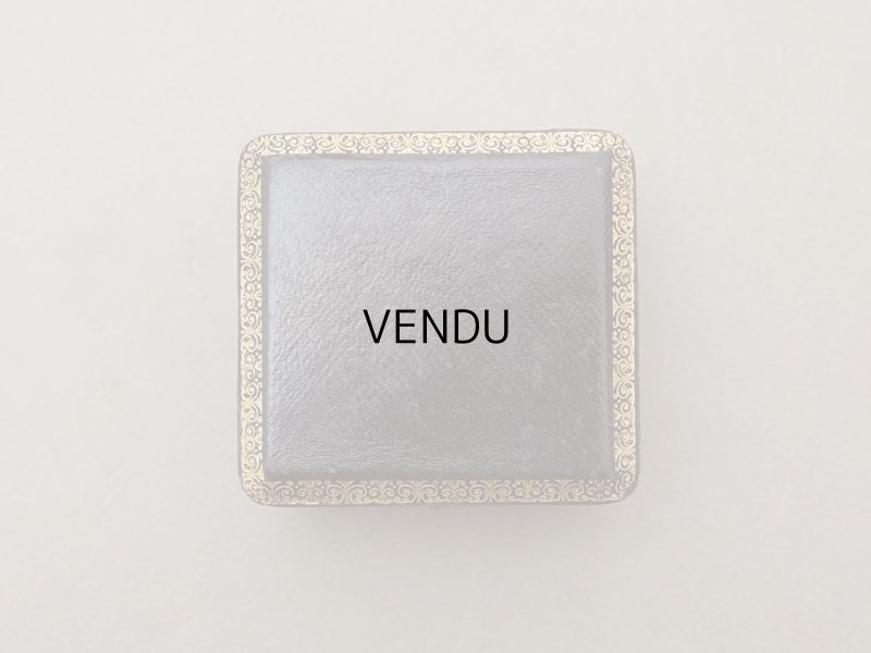 画像6: アンティーク ジュエリーボックス  金彩入り チョコレートブラウン＆レッド