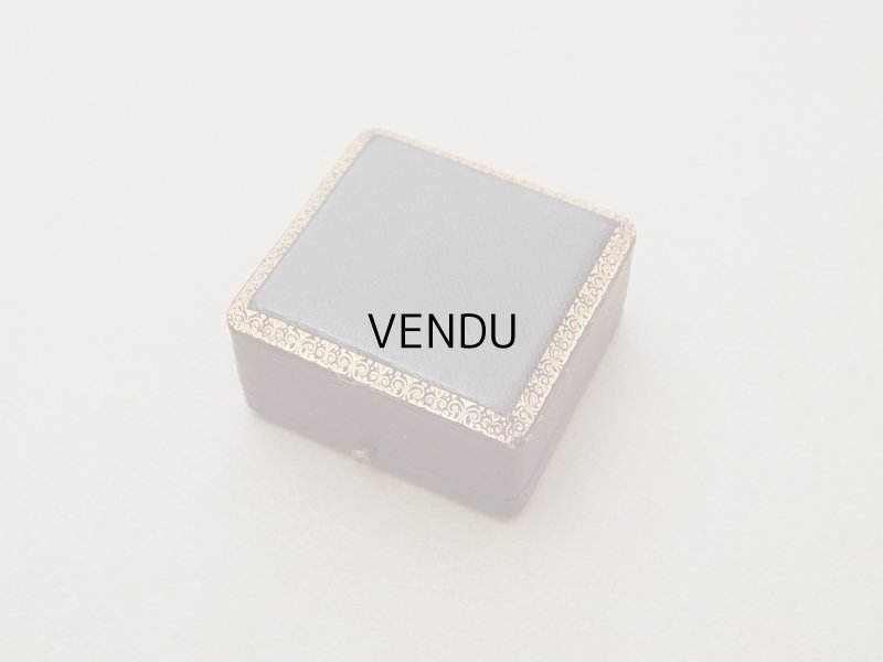 画像5: アンティーク ジュエリーボックス  金彩入り チョコレートブラウン＆レッド