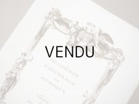 1914年 アンティーク  イギリス国王＆女王を招いた オペラ座の舞台の演目カード
