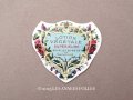 1900年頃 アンティーク 鈴蘭＆薔薇のパフュームラベル LOTION VEGETALE SUPERIEURE