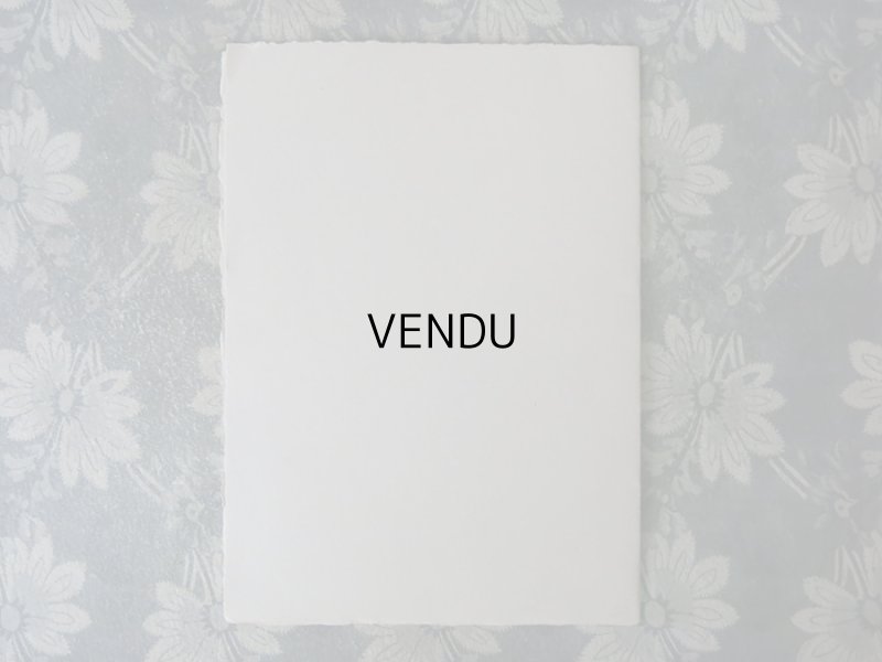 画像3: アンティーク メニューカード  ロカイユ装飾&薔薇のガーランド