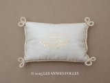 19世紀末 アンティーク シルク製クッション ウエディング用バスケットの専門店 Corbeille de Mariage - MAISON SAINTIN TOURS -