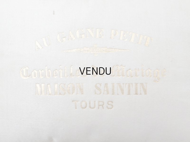 画像3: 19世紀末 アンティーク シルク製クッション ウエディング用バスケットの専門店 Corbeille de Mariage - MAISON SAINTIN TOURS -