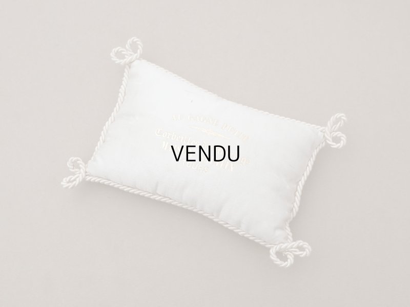 画像2: 19世紀末 アンティーク シルク製クッション ウエディング用バスケットの専門店 Corbeille de Mariage - MAISON SAINTIN TOURS -