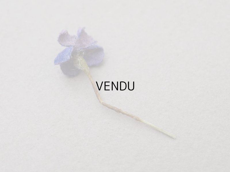 画像5: アンティーク 勿忘草の小さな布花 マーブル 12ピースのセット 約13mm