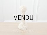 アンティーク エクリュのフリル ハットスタンド 