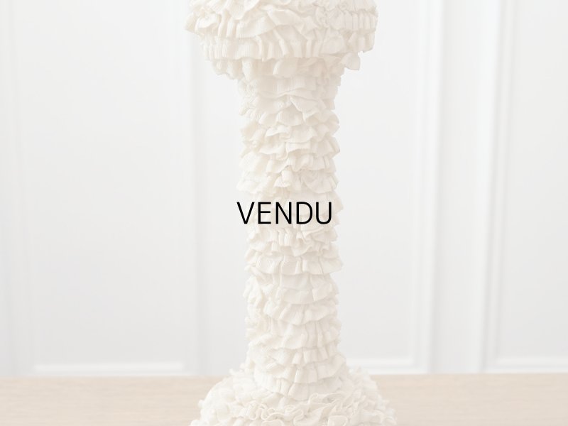 画像4: アンティーク エクリュのフリル ハットスタンド 