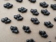 画像3: アンティーク フレンチジェット リーフ型 30ピースのセット 6×9.5mm (3)