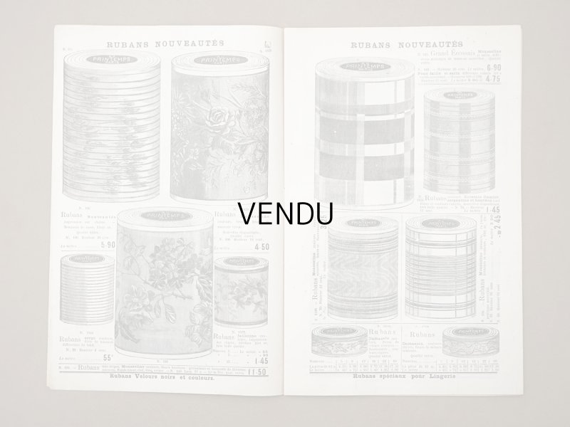 画像6: 1901年 アンティーク リボンのカタログ プランタン百貨店 CATALOGUE SPECIAL DU COMPTOIR DES RUBANS - GRANDS MAGASINS DU PRINTEMPS -
