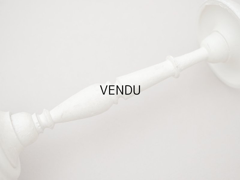 画像5: アンティーク ハットスタンド オフホワイト 木製