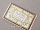 1906年 アンティーク 菓子店の小さなカレンダーのカルネ  - HUNTREY & PALMIERS BISCUITS READING & LONDRES -