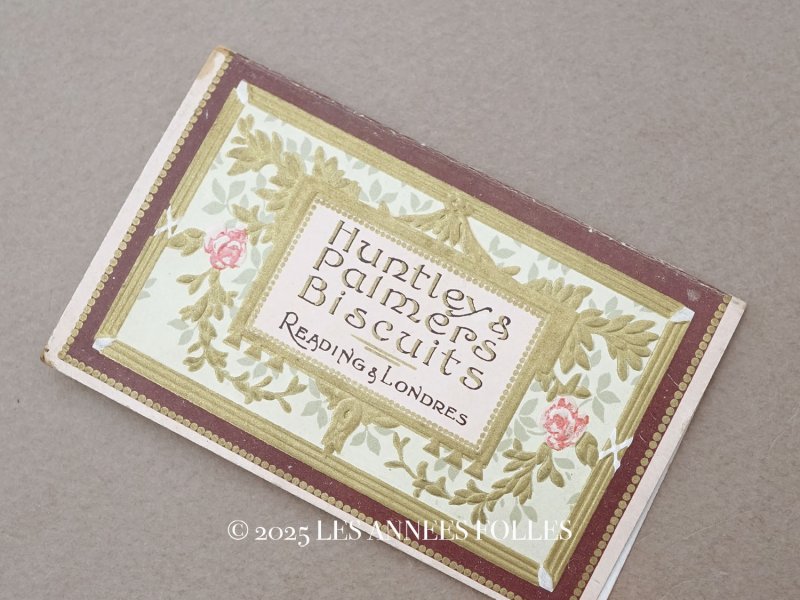 画像1: 1906年 アンティーク 菓子店の小さなカレンダーのカルネ  - HUNTREY & PALMIERS BISCUITS READING & LONDRES -