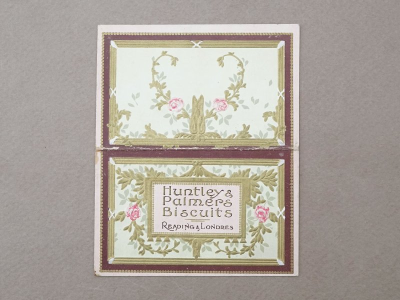 画像2: 1906年 アンティーク 菓子店の小さなカレンダーのカルネ  - HUNTREY & PALMIERS BISCUITS READING & LONDRES -