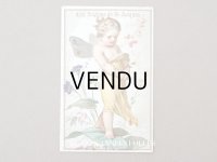 アンティーク クロモ 花の妖精と花占い PAS DU TOUT! NOT AT ALL - AUX STATUES DE ST-JAQUES -