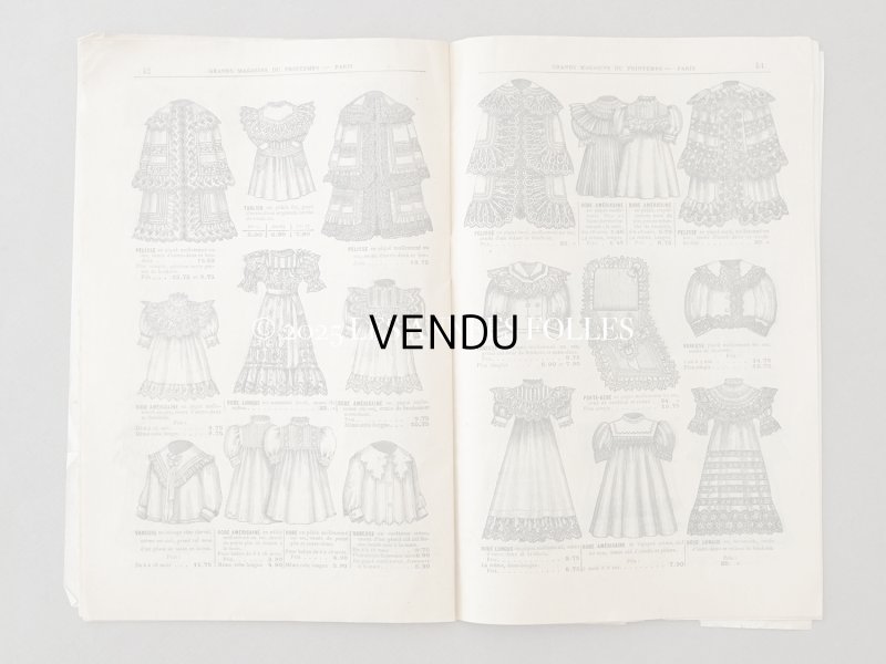 画像11: 1903年 アンティーク プランタン百貨店のカタログ CATALOGUE SPECIAL BLANC - GRANDS MAGASINS DU PRINTEMPS - 