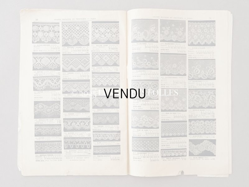 画像14: 1903年 アンティーク プランタン百貨店のカタログ CATALOGUE SPECIAL BLANC - GRANDS MAGASINS DU PRINTEMPS - 